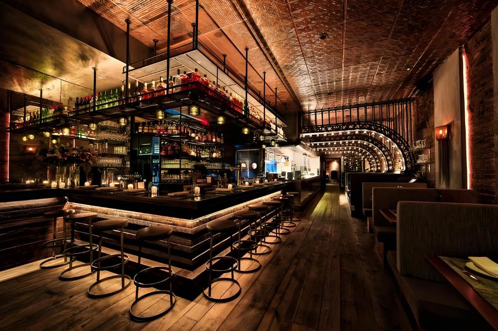 美式復(fù)古酒吧裝修效果圖，探索美式復(fù)古