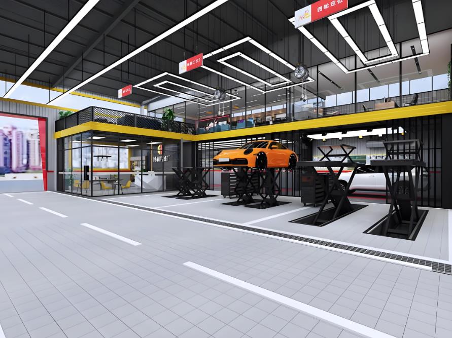 博利汽車修理廠設(shè)計效果圖
