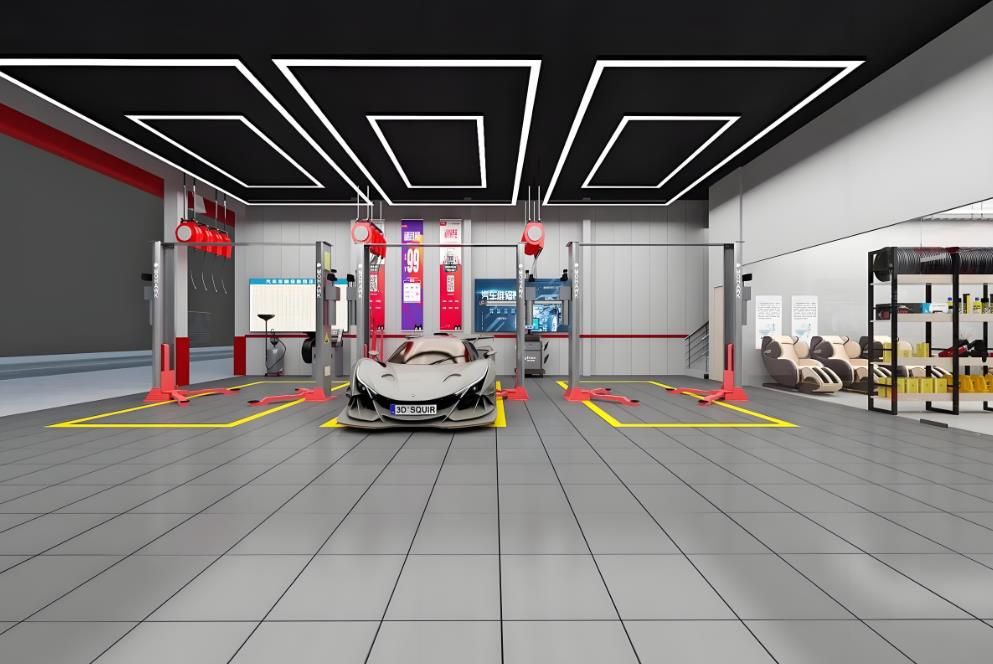汽車維修店裝修效果圖