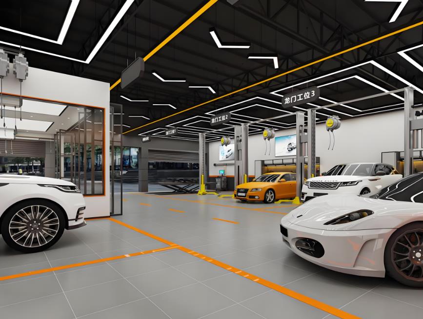 南方路捷汽車維修店裝修效果圖