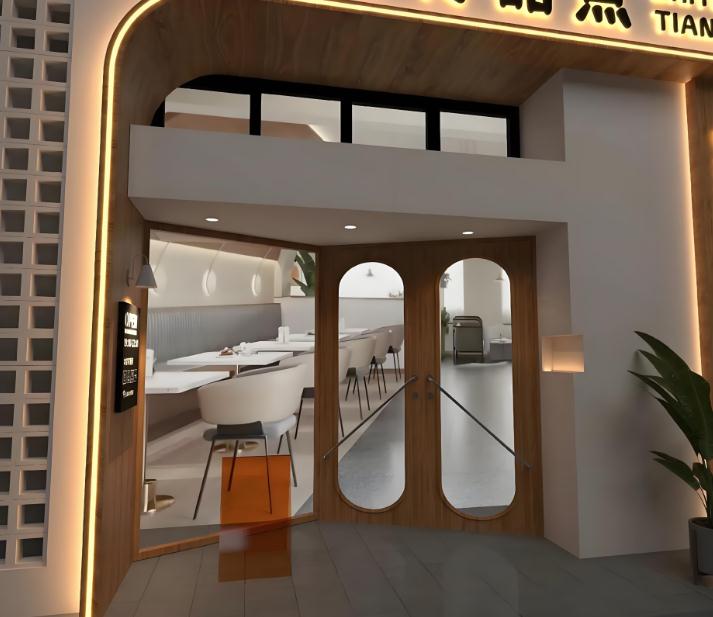 甜品店門頭裝修效果圖