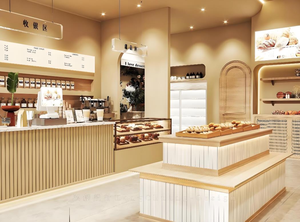55平甜品店裝修設計案例