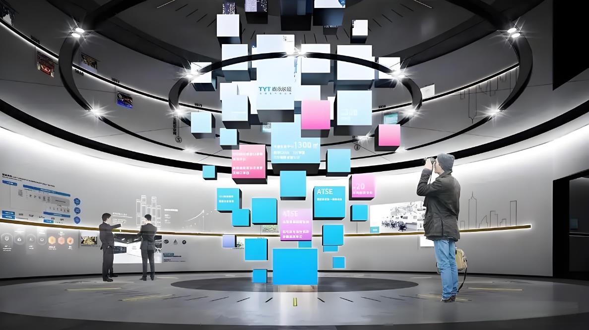 泰永長征數(shù)字化展廳裝修設計效果圖