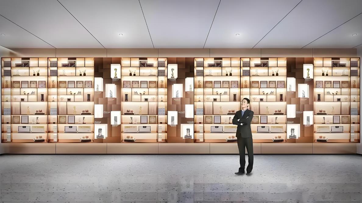 泰永長征數(shù)字化展廳裝修設計效果圖