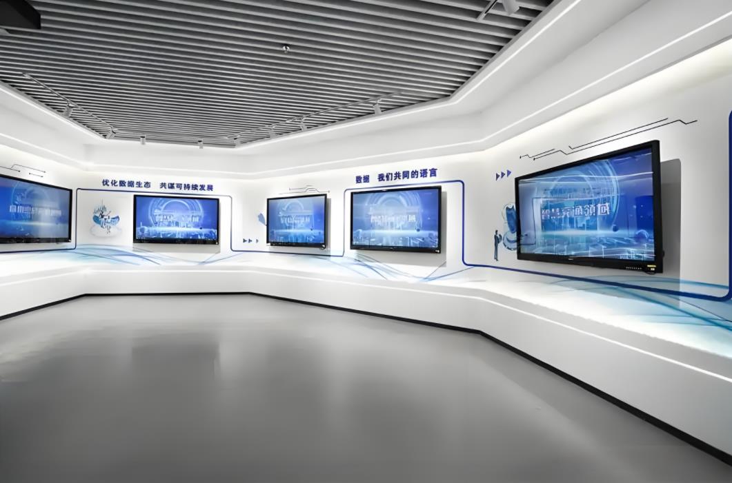 數(shù)據(jù)產(chǎn)業(yè)園展廳裝修效果圖