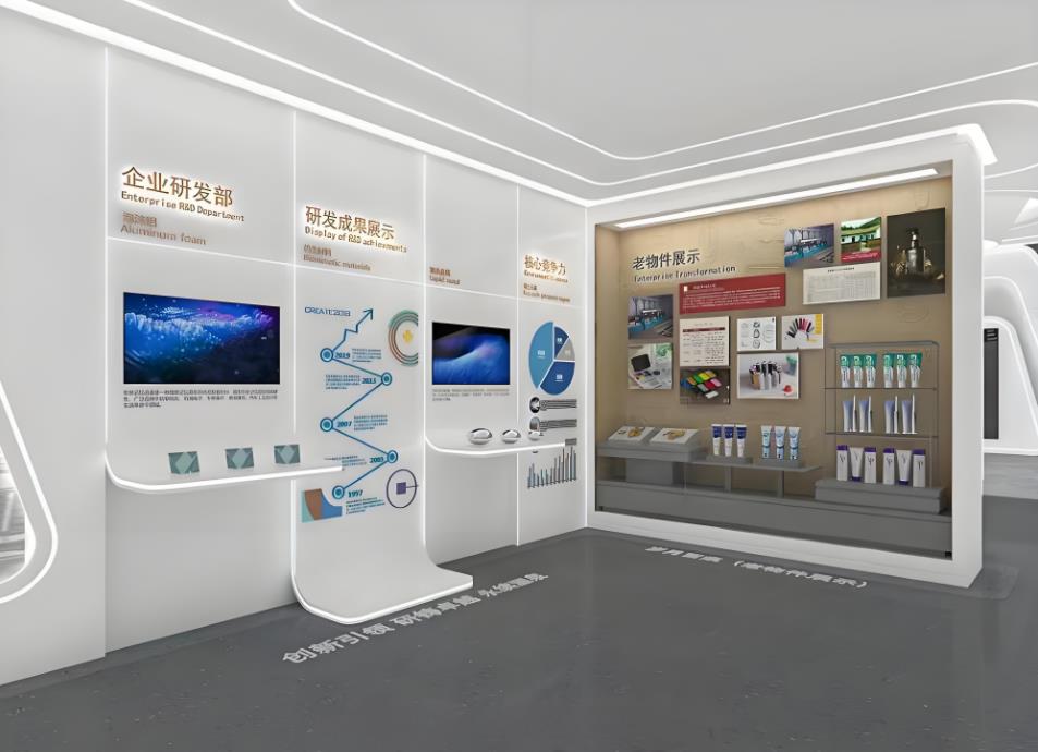 服裝企業(yè)文化展廳設(shè)計(jì)效果圖案例