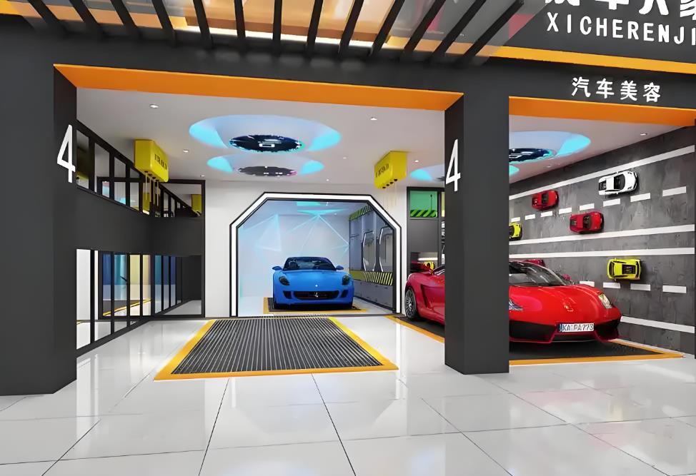 100㎡重慶汽車美容店裝修報價單明細表