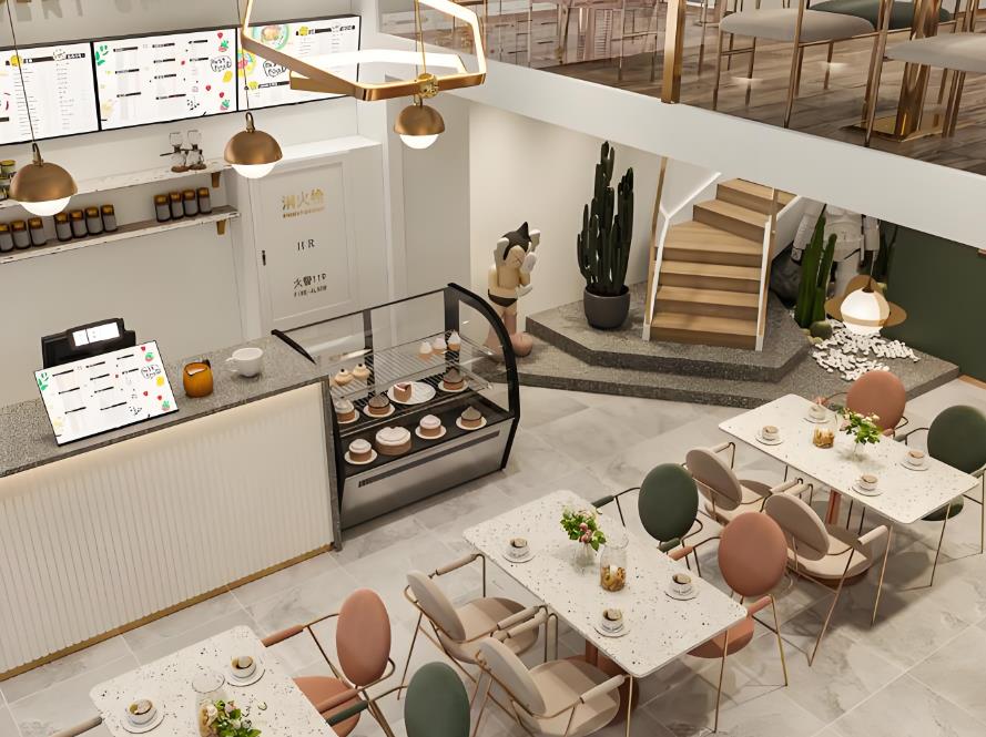 甜品店高檔裝修方案